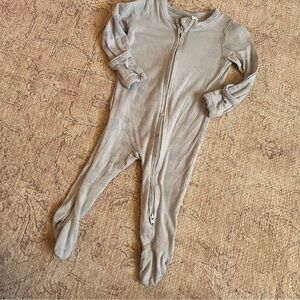 Kate Quinn Fog Blue Butterfly Onesie